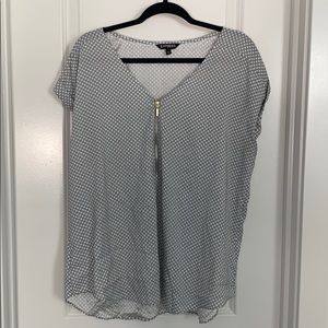 Express polka dot blouse